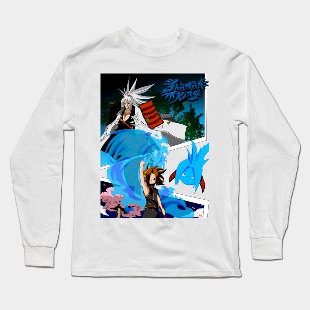 Yoh Asakura Long Sleeve T-Shirt by Astro1701